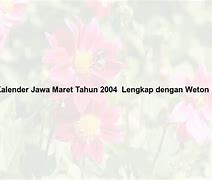 28 Maret 2004 Weton Apa