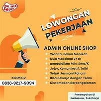 Lowongan Admin Slot 2022 Terbaru Di Jakarta Barat